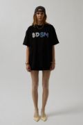Sırt Ve Ön Baskılı Oversize T-Shirt resmi